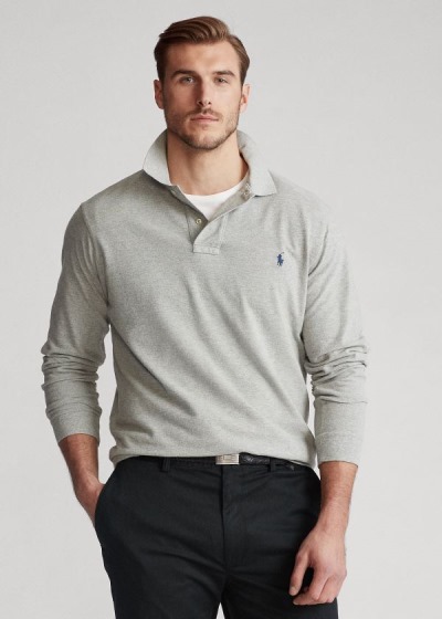 Pánské Polo Polo Ralph Lauren Classic Fit Dlouhý Rukáv - 32146-KZNS